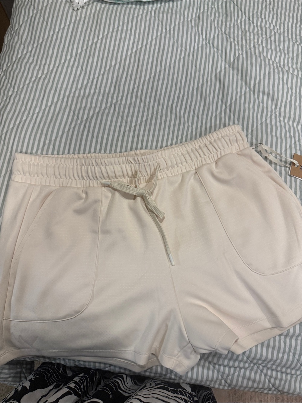 BearPaw Women's Drawstring Athletic Shorts - Light Pink